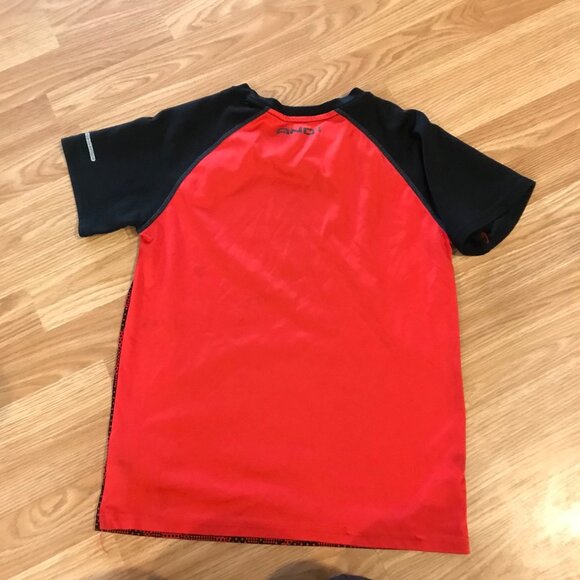 AND1 Boys XL 14 - 16 Red & Black Athletic T-Shirt - Picture 5 of 7
